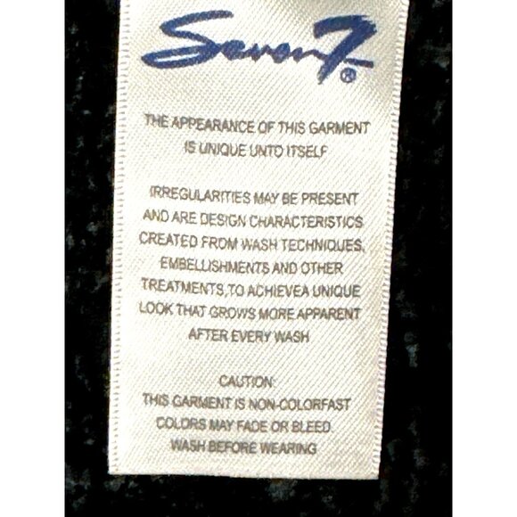 Seven7 Black Chenille Knit Sweater Soft Plush Crewneck Long Sleeve Warm Comfy XL - Picture 9 of 10
